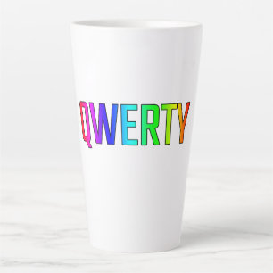 QWERTY LATTE MUG