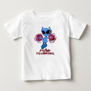 Qwiby: Cute Invasion Baby T-Shirt