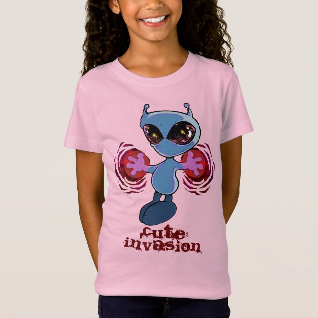 Qwiby: Cute Invasion Toddler T-shirt (Front)