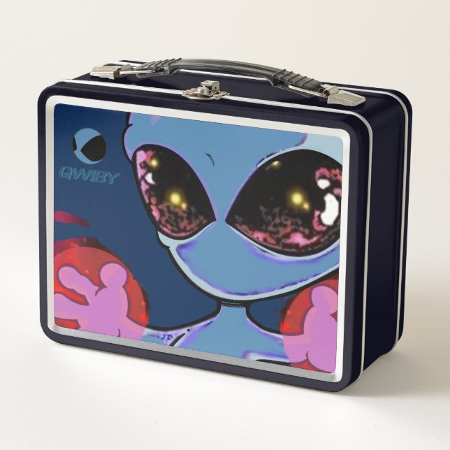 Qwiby Metal Lunch Box (Front)