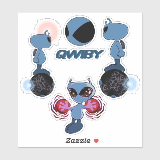 Qwiby Stickers (Sheet)