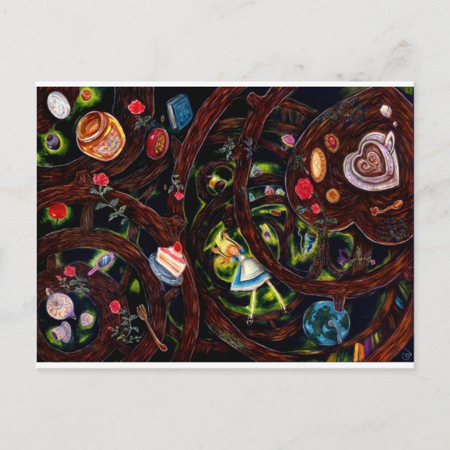 Rａｂｂｉｔ ｈｏｌｅ postcard (Front)