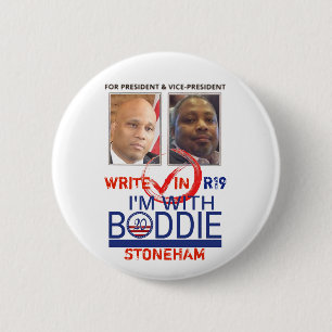 R19 Boddie for President '20 6 Cm Round Badge