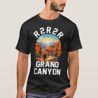 R2R2R Grand Canyon National Park Run Hiking T-Shirt