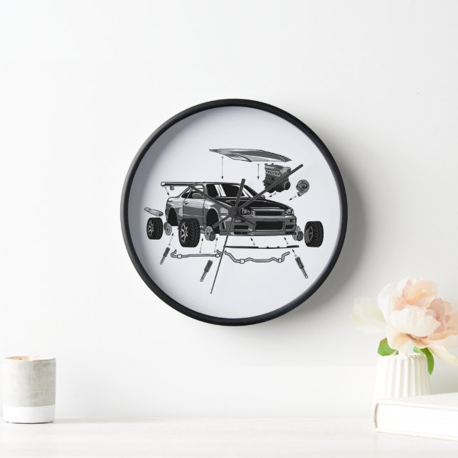 R34 SKYLINE ASSEMBLY CLOCK (Home)