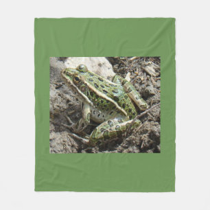 R3 Leopard Frog Fleece Blanket