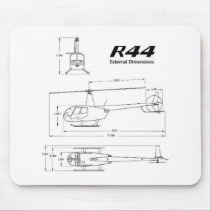 R-44 Robinson Mouse Pad