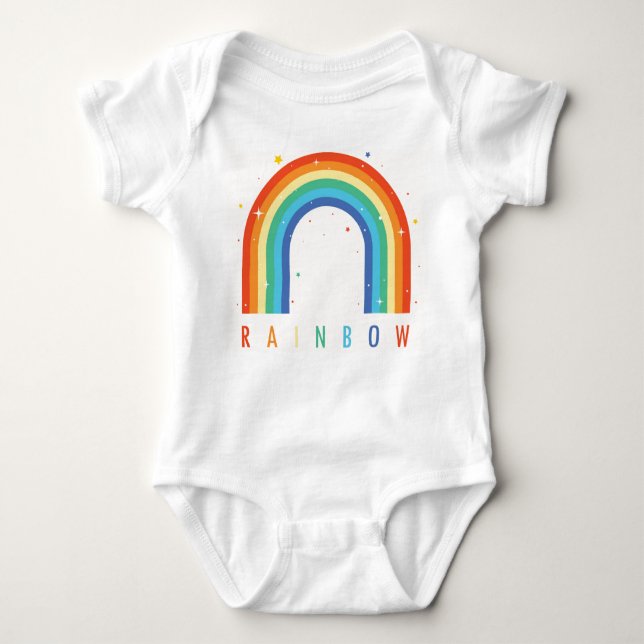 R A I N B O W BABY BODYSUIT (Front)