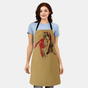 R & B Manga, Neko Catgirl Furry Loli Anime Apron