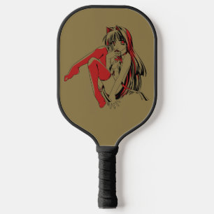 R & B Manga, Neko Catgirl Furry Loli Anime Pickleball Paddle