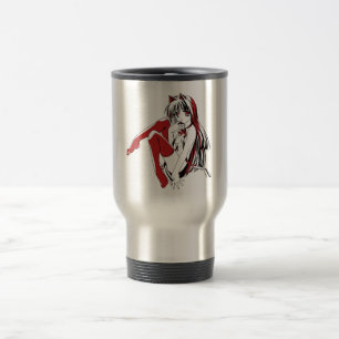 R & B Manga, Neko Catgirl Furry Loli Anime Travel Mug