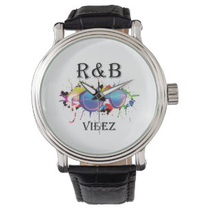 R&B Vibez Graphic T-Shirt   Colourful Music Aesthe Watch