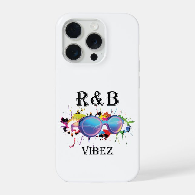 R&B Vibez phone  case | Colourful Music Aesthet (Back)