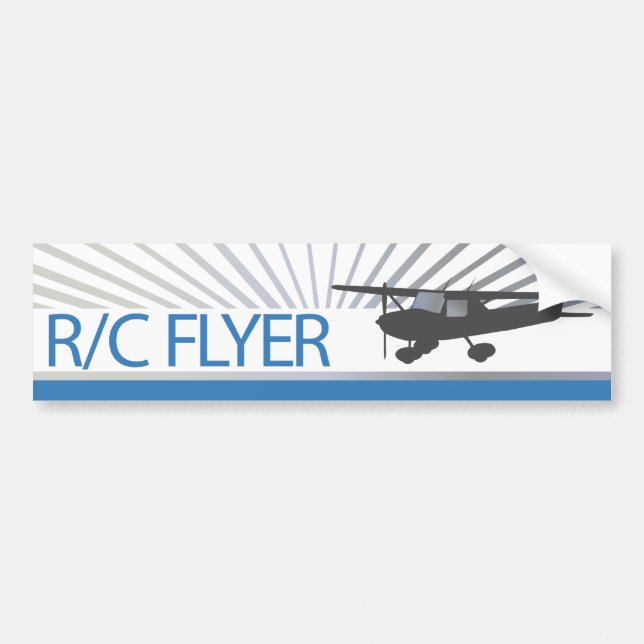 R/C Flyer Bumper Sticker (Front)