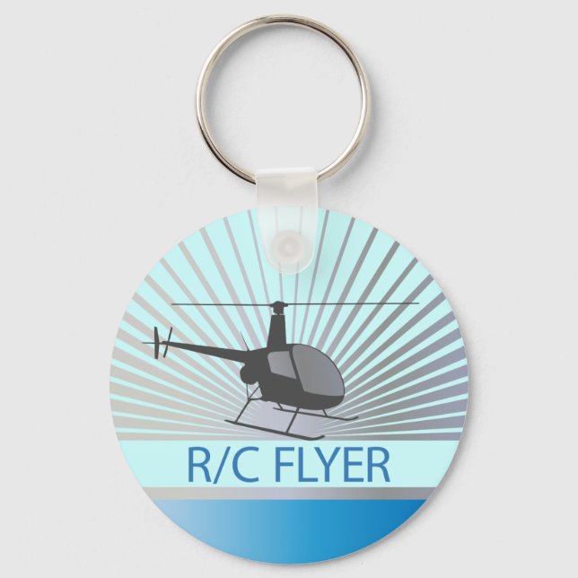 R-C Flyer Copter Key Ring (Front)