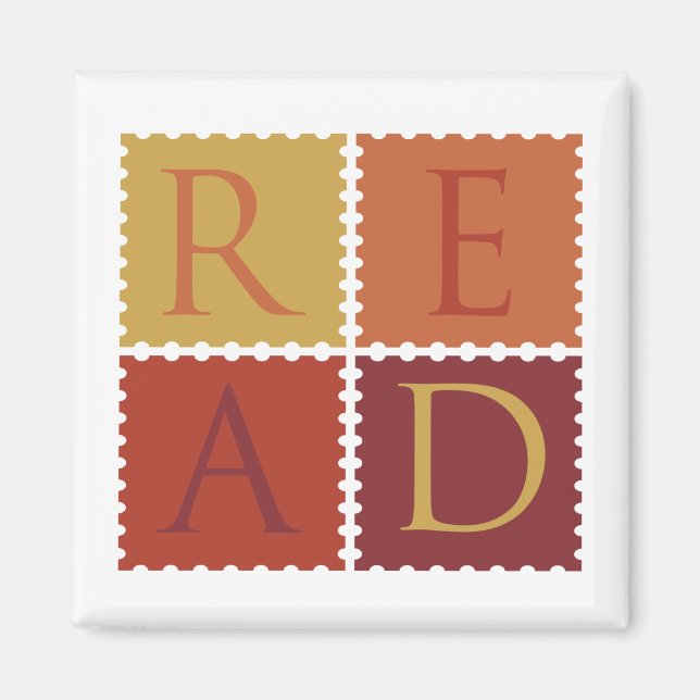 R-E-A-D Magnet (Light) (Front)