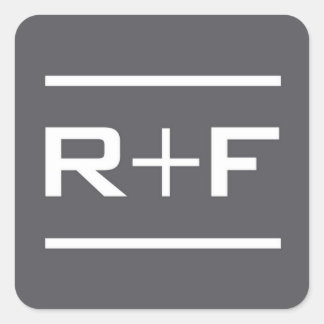 R+F Grey Sticker