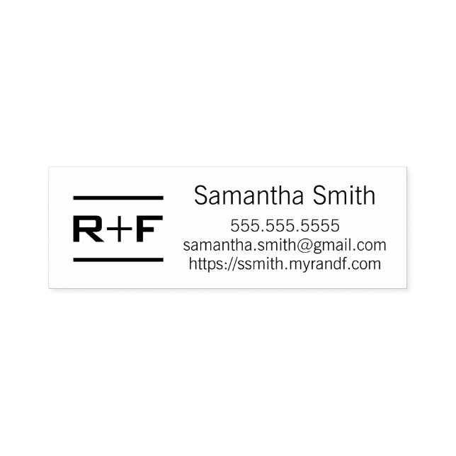 R+F Info Stamp (Design)