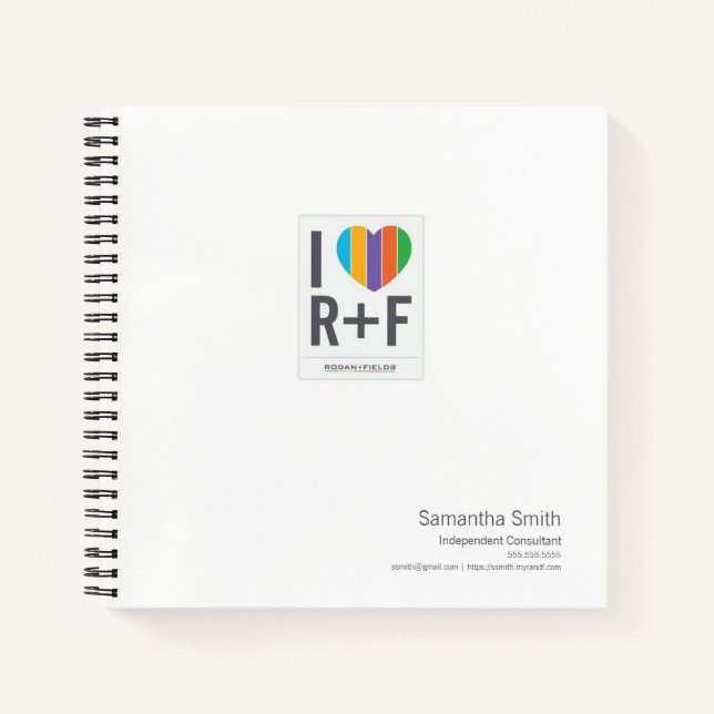 R + F Notebook (Front)