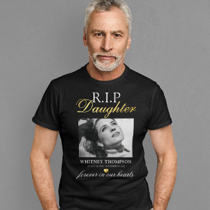 R.I.P Daughter Memorial Photo T-Shirt