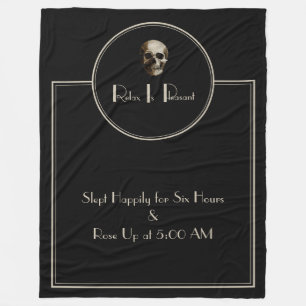 R.I.P. (Relax Is Pleasant) Fleece Blanket