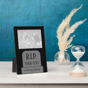R.I.P. Rest In Peace gravestone photo plaque
