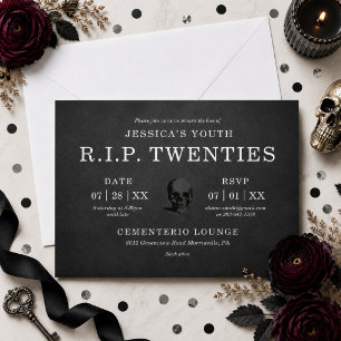 R.I.P Twenties Invitation