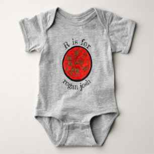 R is FOR Lamb Rogan Josh Indian Kashmiri Food Baby Bodysuit
