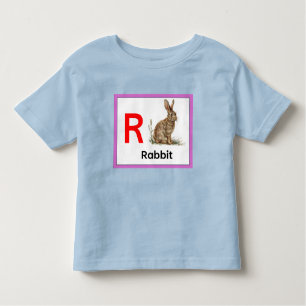 R is for Rabbit Toddler T-Shirt