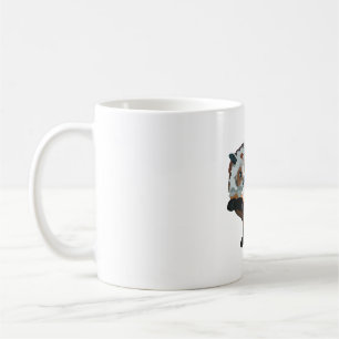 R is for Red and White Flying Squirrel  Coffee Mug