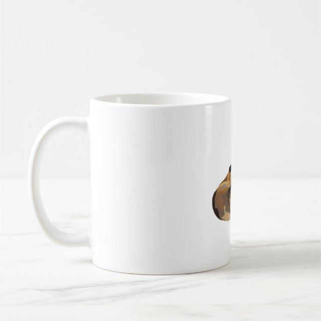 R is for Red Wolf Coffee Mug (Left)