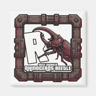 R is for Rhinoceros Beetle – GTA Style ABC Learnin Magnet