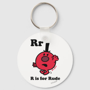 R is for Rude Key Ring