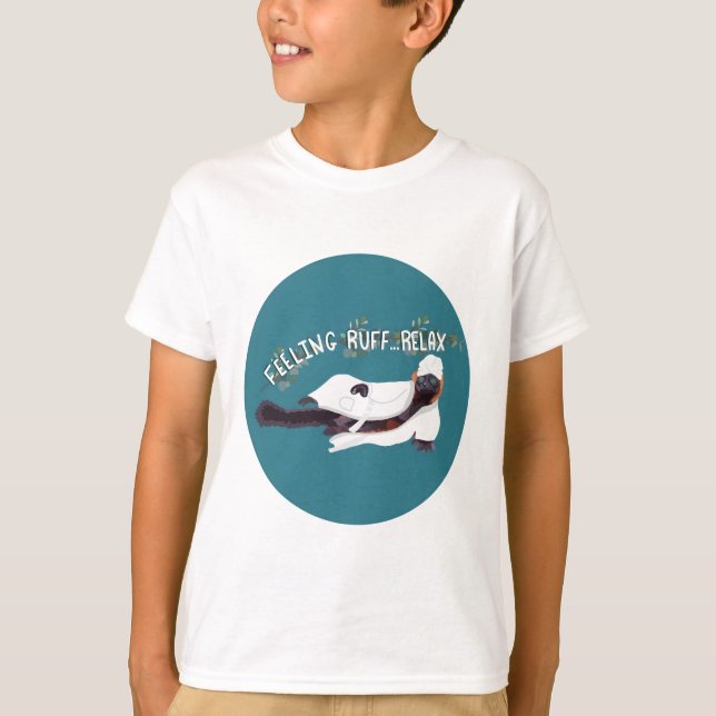 R is for Ruffed Lemur T-Shirt (Front)