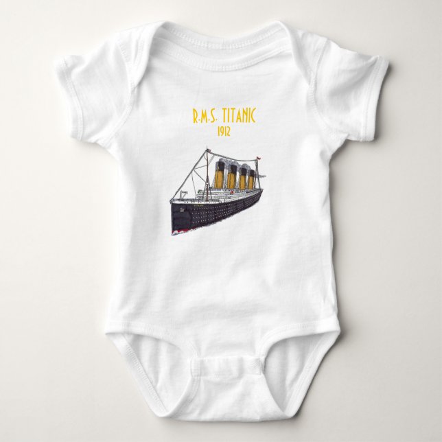 R.M.S. TITANIC - Infant Creeper (Front)