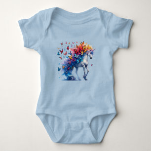 r Magical Baby Suite: Fantastic Unicorn Design Baby Bodysuit