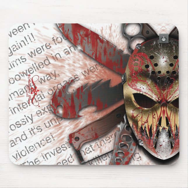R. of H. Ripper of Halloween Mouse Pad (Front)