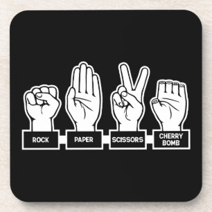 R-P-S-Cherry Bomb Coaster