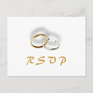 R S V P....Postcard Invitation Postcard