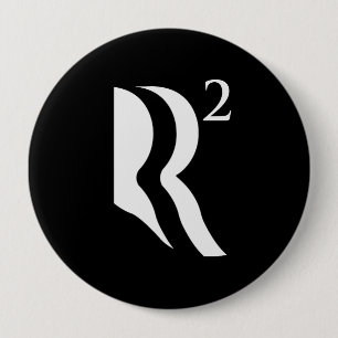 R SQUARED - ROMNEY RYAN 12 -.png 10 Cm Round Badge