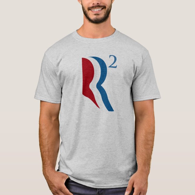 R SQUARED - ROMNEY RYAN 2012.png T-Shirt (Front)