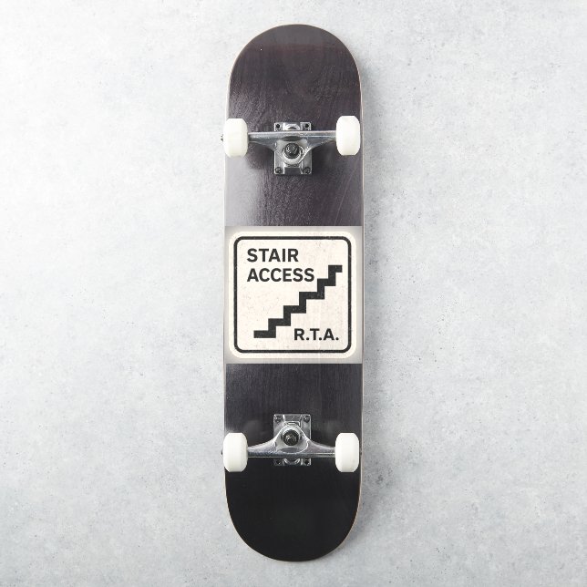R.T.A. Stair Access Infrastructure Decal Matt  (Skateboard)