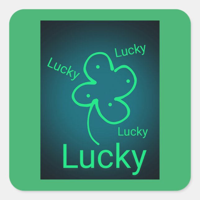 R U Feeling Lucky Sticker (Front)