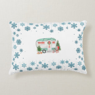 ***R.V. LIVING AND SNOWFLAKES GALORE*** DECORATIVE CUSHION