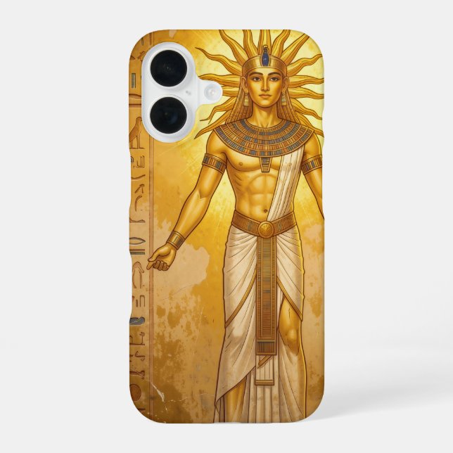 Ra – Ägyptischer Sonnengott´2 iPhone 16 Case (Back)