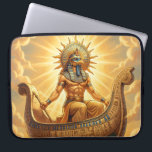 Ra – Egyptian Sun God´3´ Laptop Sleeve<br><div class="desc">Ra is the sun god in ancient Egyptian mythology and one of the most important deities.</div>