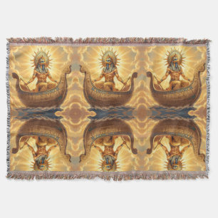 Ra – Egyptian Sun God´3´ Throw Blanket