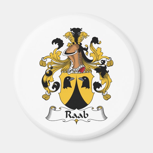 Raab Family Crest Magnet (Front)