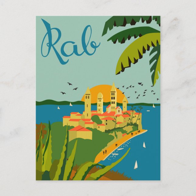 Rab Island, Croatia Postcard (Front)
