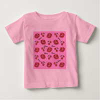 RAB Rockabilly Cherry Kisses on Pink